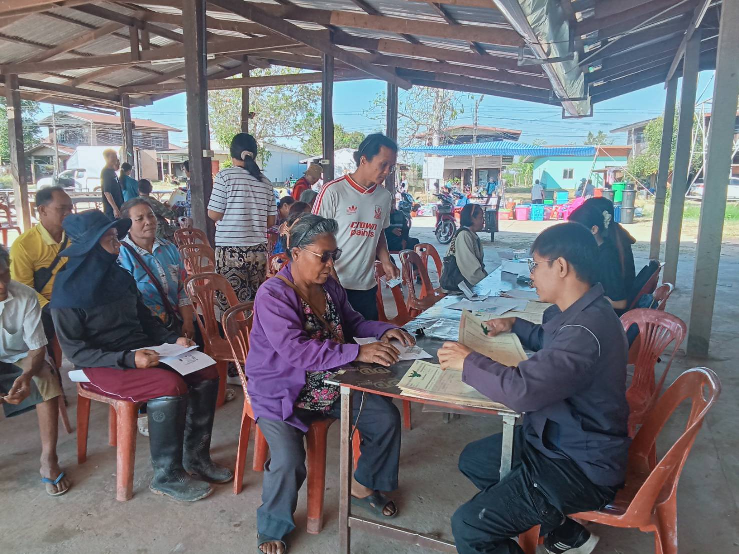 title - สำนักงานการปฏิรูปที่ดินจังหวัดอำนาจเจริญ ออกหน่วยบริการเคลื่อนที่ (Mobil Unit) มอบโฉนดเพื่อการเกษตร